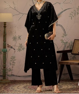 Fashionable Kaftan Abaya Handmade Moroccan Arabian kaftan Dress Long Sleeve Polyester Regular Fit Casual Evening Party Flared - Product Image 5