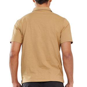 Camiseta Polo Casual de Manga Corta con Cuello Camisero, Corte Ajustado, Sublimación Sólida para Hombre, Ropa de Verano de Secado Rápido en Oferta - Product Image 2