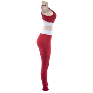Conjunto de Yoga Transpirable para Mujer, Dos Piezas, Leggings, Ropa Deportiva, Color Personalizado, Logotipo Frontal, Alta Calidad, Venta al Por Mayor - Product Image 2