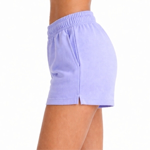 Shorts Deportivos Casuales para Mujer, Cintura Elástica, Ligeros, para Verano, Fitness, Running, Cómodos, Ropa Deportiva Activa - Product Image 3