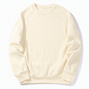 Men's <b>Black</b> Cotton Crew Neck Sweatshirt Raglan Sleeve Regular Fit Casual Pullover Autumn Knitted Solid Color - Product Image 6