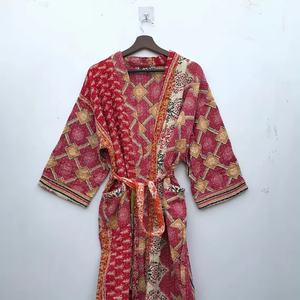 Nueva llegada vintage Kantha abrigo de algodón Kantha abrigo vintage Kantha chaqueta/abrigo/Kimono chaqueta para mujer - Product Image 1