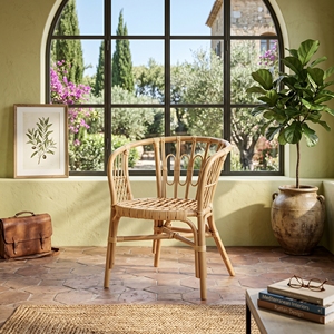Mexico <b>Chair</b> Teak Wood Core <b>Foldable</b> Outdoor Seating Premium Handwoven Armchair Anti-Dust Mite Resort Style Patio Furniture - Product Image 3