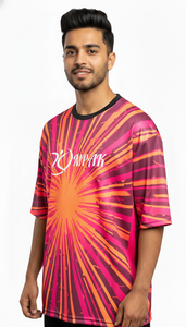 Camiseta Urbana de Moda, Sublimada, Holgada, Informal, para Hombre, Popular para Uso Diario - Product Image 4