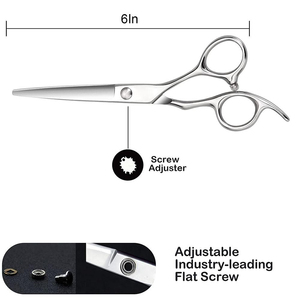 Tijeras de Peluquería Ligeras para Diestros, de Acero Inoxidable de Alta Dureza, con Filo Afilado, Marca KAAMIR INSTRUMENTS - Product Image 5
