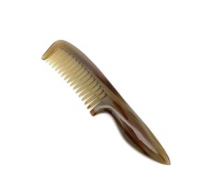 Peigne en corne de buffle sur mesure pour femme et homme, usage professionnel en salon, qualité supérieure, peignes à cheveux en corne naturelle, produit très vendu, produit solide - Product Image 3