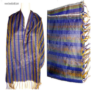 Scarves for Women Soft Lightweight Breathable Polyester Satin Stripe Scarf Elegant Silk Feel Polyester Scarves for Casual - Product Image 2