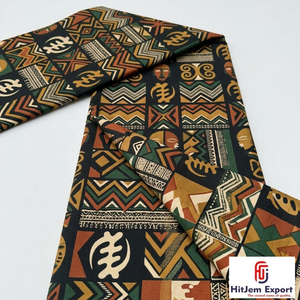 Tela de Alta Calidad con Estampado Africano y Popelina de Algodón Ankara para Diseño de Moda y Producción Textil en Tanzania - Product Image 6