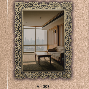 D.G. Miroir décoratif antique en verre CREATION A-309, décoration murale design pour salon, chambre, couloir - Product Image 6