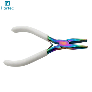 Stainless Steel Professional Salon Wholesale New Ergonomic Handle Hair <b>Extension</b> Pliers Micro <b>Bead</b> Ring Remover Plier Tool - Product Image 4