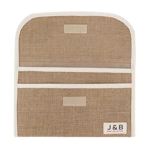 Natural Fiber Jute File Bag – Durable Eco Friendly <b>Document</b> <b>Folder</b> for Office Files and School <b>Documents</b> - Product Image 6