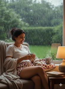 Shorts de Algodón para Mujer, Estampado Geométrico, Cintura Elástica, Estilo Bohemio, Transpirables, Ecológicos, con Cinta Floral, para Playa o Verano - Product Image 5