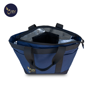 VietNam Manufacturer's Custom New Generation 600D Insulated Handled Cooler Bag with Zipper Closure Portable for Lunch - Product Image 3