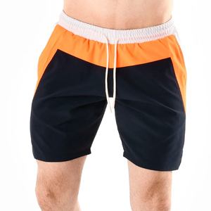 Shorts de survêtement épais 100 % coton pour hommes, décontractés, fitness, logo personnalisé, 340 GSM, style urbain, séchage rapide, taille élastique - Product Image 1