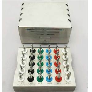 Kit de butées coniques pour implants dentaires de qualité supérieure, outils de perçage chirurgical en acier inoxydable, autoclavables, ensemble universel CE ISO - Product Image 1