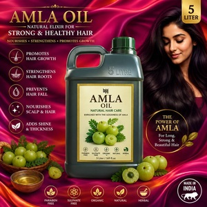 Huile de croissance capillaire biologique à marque privée, Huile d'Amla, Ensemble booster Amla, Huile de romarin anti-pelliculaire à la menthe et à la biotine, Soins capillaires à la menthe - Product Image 1