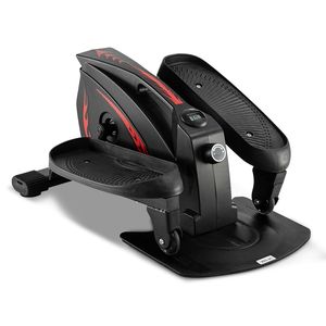 YF Black and Red Non-Electric <b>ABS</b> Iron Elliptical <b>Trainer</b> Model - Product Image 1