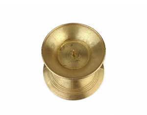 <b>Gold</b> <b>Candle</b> <b>Holder</b> for Pillar <b>Candle</b>, Vintage Brass <b>Candle</b> Stand for Home Decor, Dining Table Centerpiece & Festive Decoration - Product Image 2