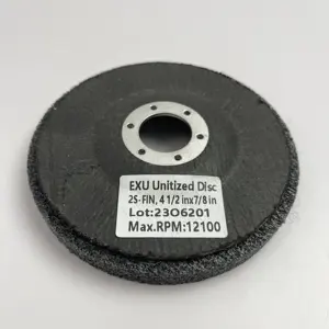 Ruota unificata tipo 27 EXL 8A MED 4-disco 1/2 "X7/8" ad angolo retto del disco per sbavatura e condizionamento superficiale