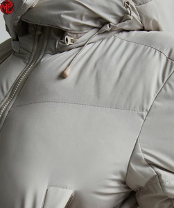 Chaqueta Acolchada de Invierno para Mujer, con Capucha, Impermeable, Transpirable, con Cierre, para Uso Casual, Chaqueta Corta Acolchada - Product Image 2