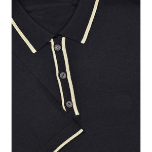 Chemises Solides pour Hommes - Séchage Rapide, Anti-Humidité, Manches Courtes, Chemises de Golf avec Poche, Spandex/Coton pour le Travail - Product Image 2