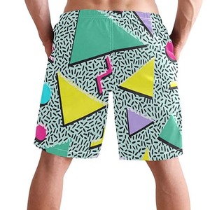 Pantalones Cortos de Playa Casuales de Verano para Hombre, de Secado Rápido, Elásticos, Cintura Elástica, 100% Poliéster, Tejido de Punto, Superventas - Product Image 4