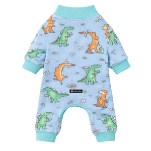 Dog <b>Pajamas</b> <b>Onesie</b> Dragon Print Soft Stretch Pet Sleepwear Cozy Breathable All Season Nightwear For Small Medium Dogs Indoor Use - Product Image 5