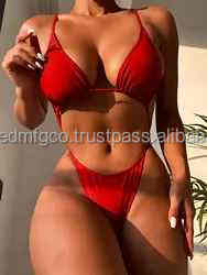 Traje de Baño 2026 para Mujer, Bikini Sexy con Push-Up y Relleno, Conjunto de Dos Piezas, Ropa de Playa - Product Image 2