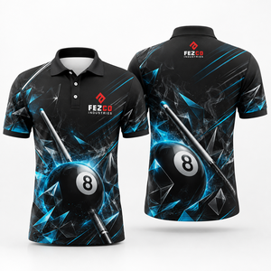 Camisetas de Snooker y Billar Reversibles Personalizables de Alta Calidad para Hombre, Diseño Impreso, Diseña Tus Propias Camisetas de Snooker - Product Image 6