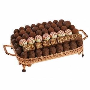 Luxury Design Premium Handmade <b>Chocolates</b> Tray Elegant Ornate Tray For Events Gifting <b>Weddings</b> And Special Occasions - Product Image 5