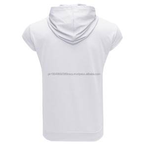 2024 Oem Custom Logo <b>Hoodies</b> Fitness Sports Tank Top With Hood Gym Training Zipper <b>Sleeveless</b> <b>Hoodies</b> For Men - Product Image 5