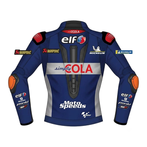 Veste de course Miguel Oliveira en cuir de kangourou personnalisée, homologuée MotoCP CE, veste professionnelle pour homme/Chaqueta - Product Image 2