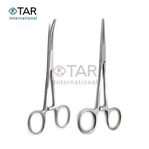 ชุดเครื่องมือผ่าตัดและจับเข็ม 12 ชิ้น ทำจากสแตนเลส สำหรับทันตกรรม/สัตวแพทย์/การแพทย์ แบบตรงและแบบโค้ง - Product Image 2