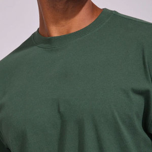 2026 Hot Sale Men <b>T</b>-<b>Shirt</b> Regular Fit Solid Color Casual Wear Cotton Breathable Quick Dry Summer Fabric Heavyweight - Product Image 6