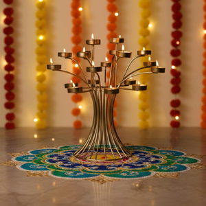 Modern <b>Tree</b> Design Metal Tea Light Candle Holder Decorative Multi Candle <b>Stand</b> for Home Decor Wedding and Event Centerpieces - Product Image 5