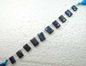 Collier de perles rectangulaires en kyanite rubis naturel, pierres précieuses authentiques, perles en vrac pour la création de bijoux, vente en gros - Product Image 3