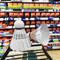 Volants de badminton professionnels personnalisés équipement sportif de qualité tête de mer logo plume d'oie canard liège matériel boule en nylon