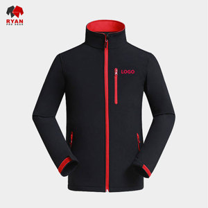 Chaqueta Softshell de Primera Calidad para Hombre, Cierre de Cremallera, Tejido Transpirable con Impresión de Logotipo Personalizado - Product Image 4