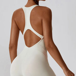 Combinaison de yoga longue pour femme, nouvelle collection, manches longues, pantalon évasé épais, combinaison de sport pour femme, idéale pour la gym - Product Image 6