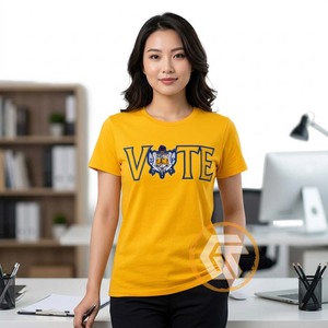 T-shirt décontracté pour femmes de la sororité Sigma Gamma Rho, 100 % coton jersey, respirant, écologique, anti-UV, séchage rapide, vente en gros - Product Image 3