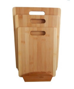 Planche à découper rectangulaire en bois d'acacia, non toxique, épaisseur 1,5 cm, antidérapante, finition bois naturel, passe au lave-vaisselle - Product Image 6