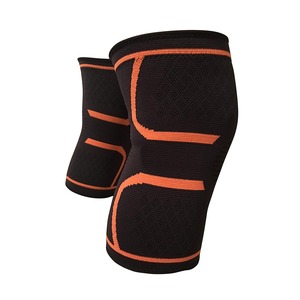 Genouillère tricotée respirante à compression, manchon de soutien et de protection toutes saisons, fermeture à enfiler - Product Image 6