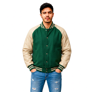 Fabricant de vestes universitaires personnalisées, vêtements de rue haut de gamme, vestes Letterman, vente en gros, vêtements à marque privée, fournisseur d'usine OEM - Product Image 1