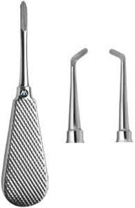 เครื่องมือผ่าตัดทางทันตกรรม Optitech Healthcare รุ่น Colmen Elevator ทำจากสแตนเลสสตีล แบบใช้มือ คลาส 1 สีเงิน  แบบมีลายกันลื่น ได้รับการรับรองมาตรฐาน CE - Product Image 4