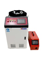 Mesin las Laser serat Laser, untuk logam 1000w, 1500w, 2000w, 3000w