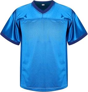 Maillots de football américain personnalisés pour adultes, 100% polyester, impression par transfert thermique, délai de livraison rapide, nom et numéro de l'équipe inclus - Product Image 6