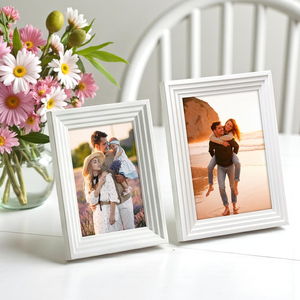 Cadre photo en bois de manguier massif fait à la main, décoration de table rustique moderne haut de gamme, cadeau, cadre en bois de manguier massif haut de gamme - Product Image 1