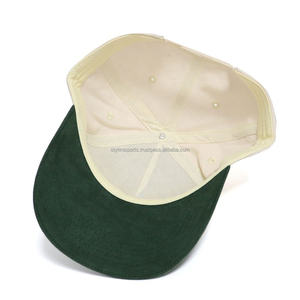 High Quality Customizable 5-Panel Baseball Cap Men Adjustable Cotton <b>Frame</b> Embroidered Logo American Fabric OEM Manufacturer - Product Image 5
