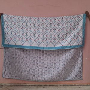 Classic 100% Cotton Eco-Friendly Winter Luxury Handmade Organic Reversible <b>Quilt</b> Lightweight Home <b>Bedding</b> Comforter Soft <b>Quilt</b> - Product Image 1