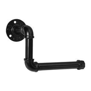 Contemporary Wall Mounted Iron Toilet Paper Holder Stylish Tissue <b>Roll</b> Dispenser For Bathroom Interior Styling - Product Image 5